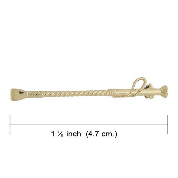 Riding Crop Vermeil Brooch VBC082 - Jewelry
